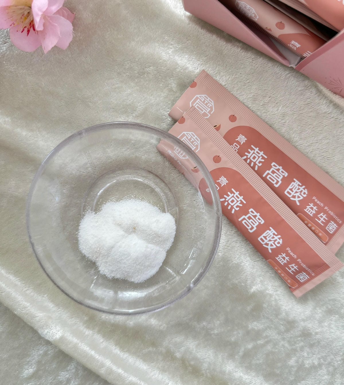 【齊品】燕窩酸益生菌/燕窩精華x複合益生菌,甜甜水蜜桃口味,