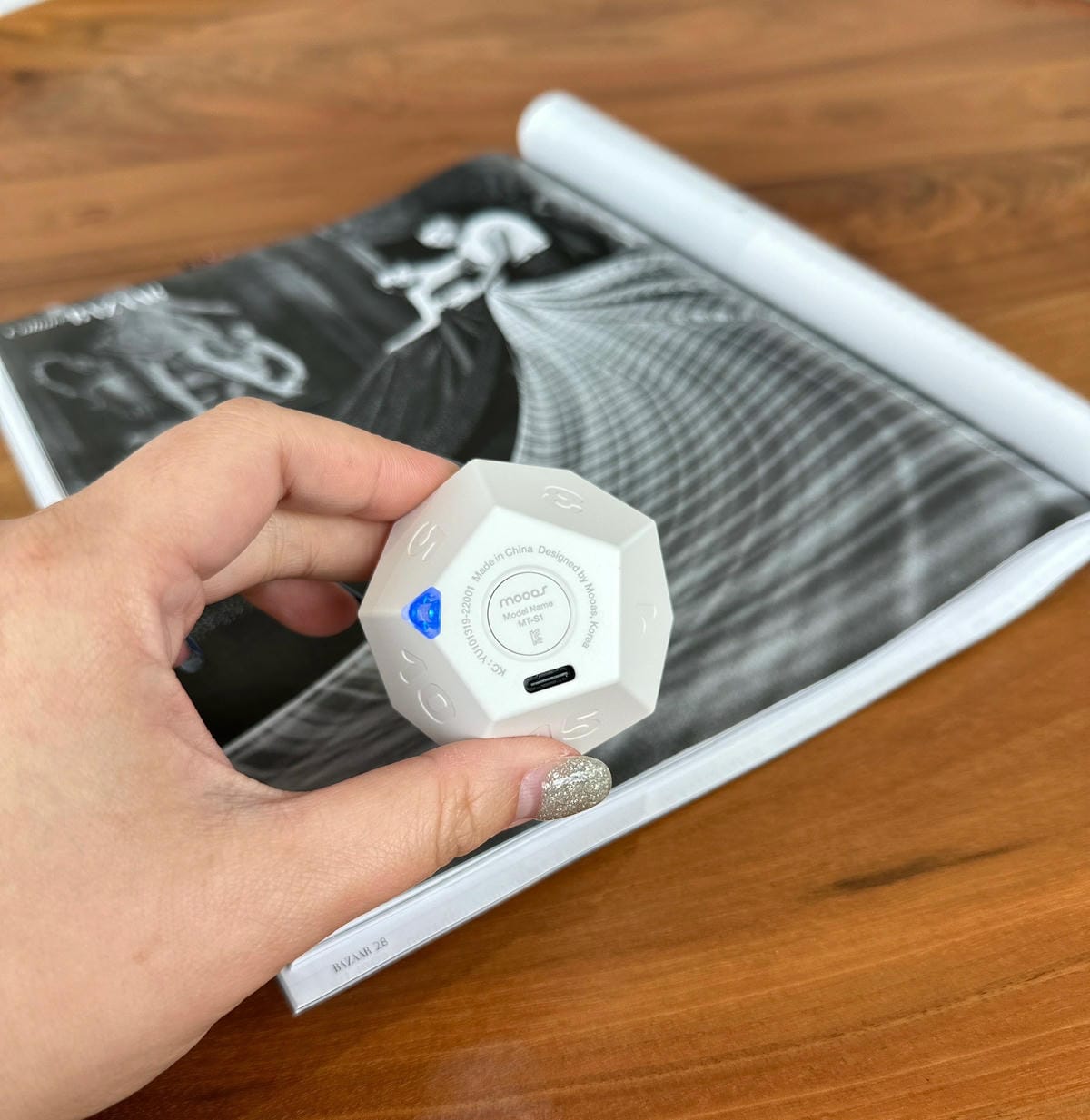 韓國居家小物/文具推薦:十二邊形定時器/可充電/定時器Moo 韓國居家小物/文具推薦:十二邊形定時器/可充電/定時器Moo