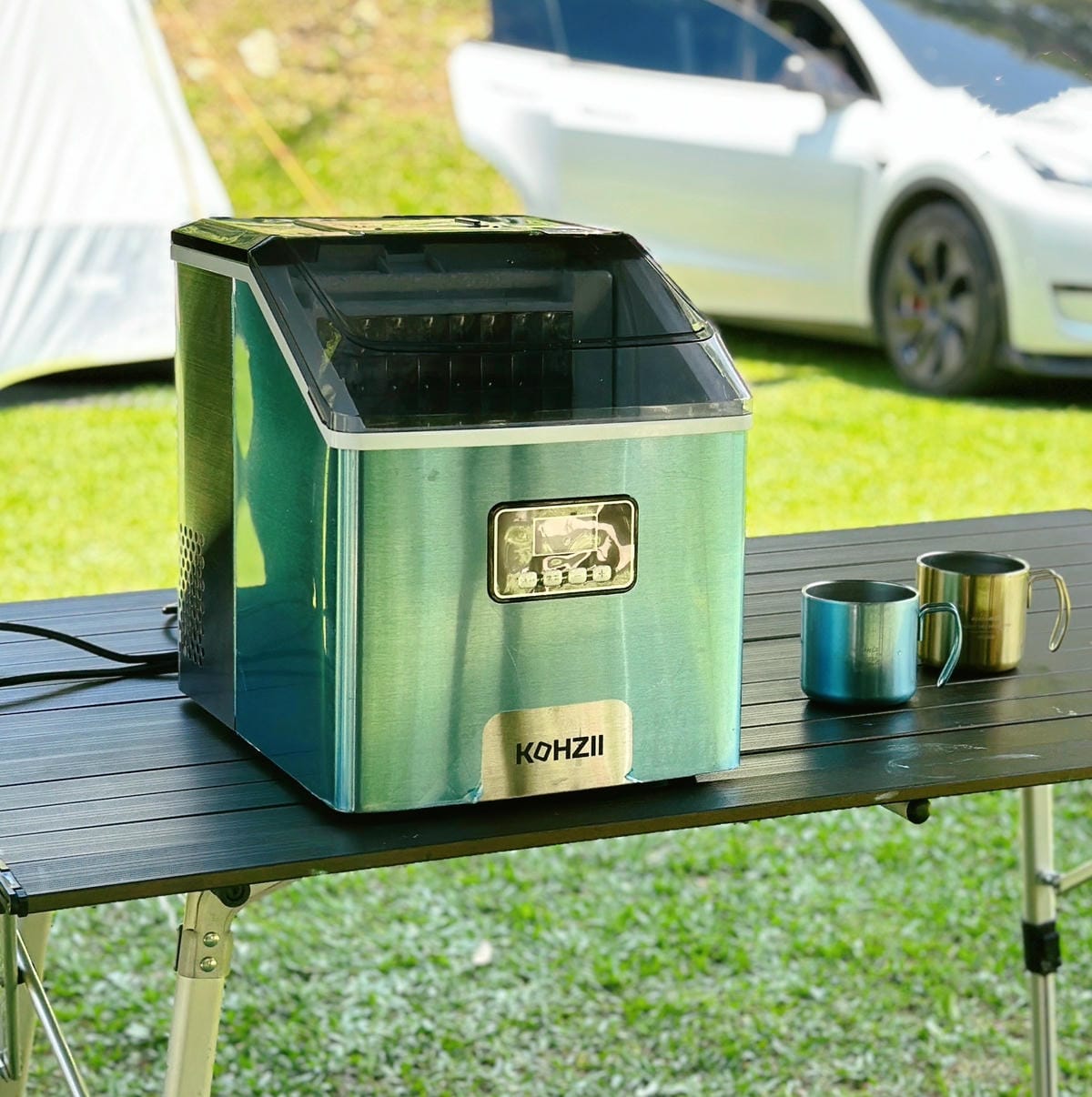 康馳製冰機評價:露營必備!15分鐘快速製冰【KOHZII 康 康馳製冰機評價:露營必備!15分鐘快速製冰【KOHZII 康