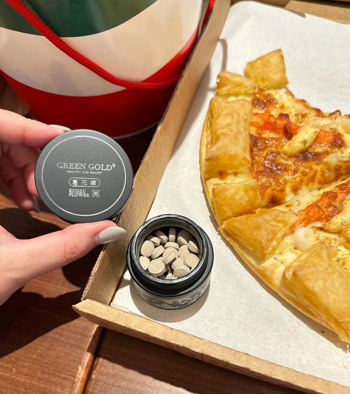 雙管齊下啟動最佳代謝力:【飯前2顆葛花纖】【飯後2顆薑黃PL