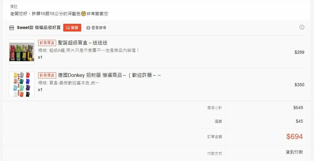 全部不用700元?(蝦皮福利品) 沒有眼珠,你以為是水泥結果 全部不用700元?(蝦皮福利品) 沒有眼珠,你以為是水泥結果