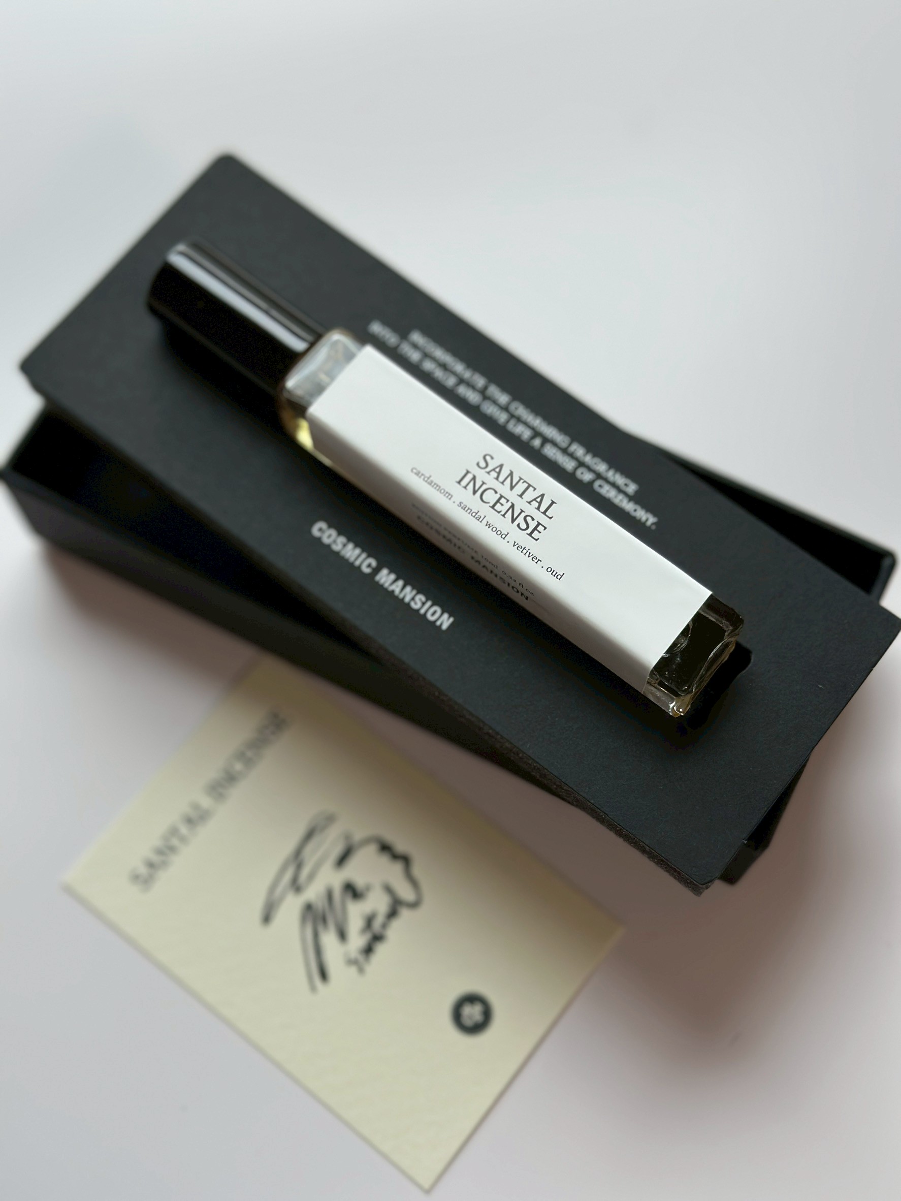韓國香氛COSMIC MANSION｜木質調香水No.3 SANTAL INCENSE開箱