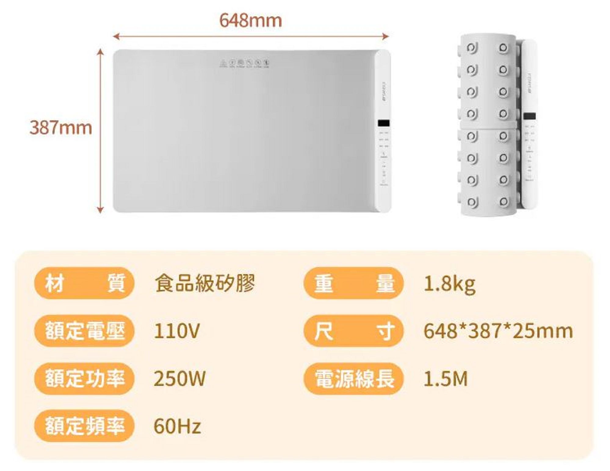 SANSUI山水 暖島君｜多功能恆溫暖菜板 智能加熱、恆溫暖菜、告別冷飯菜